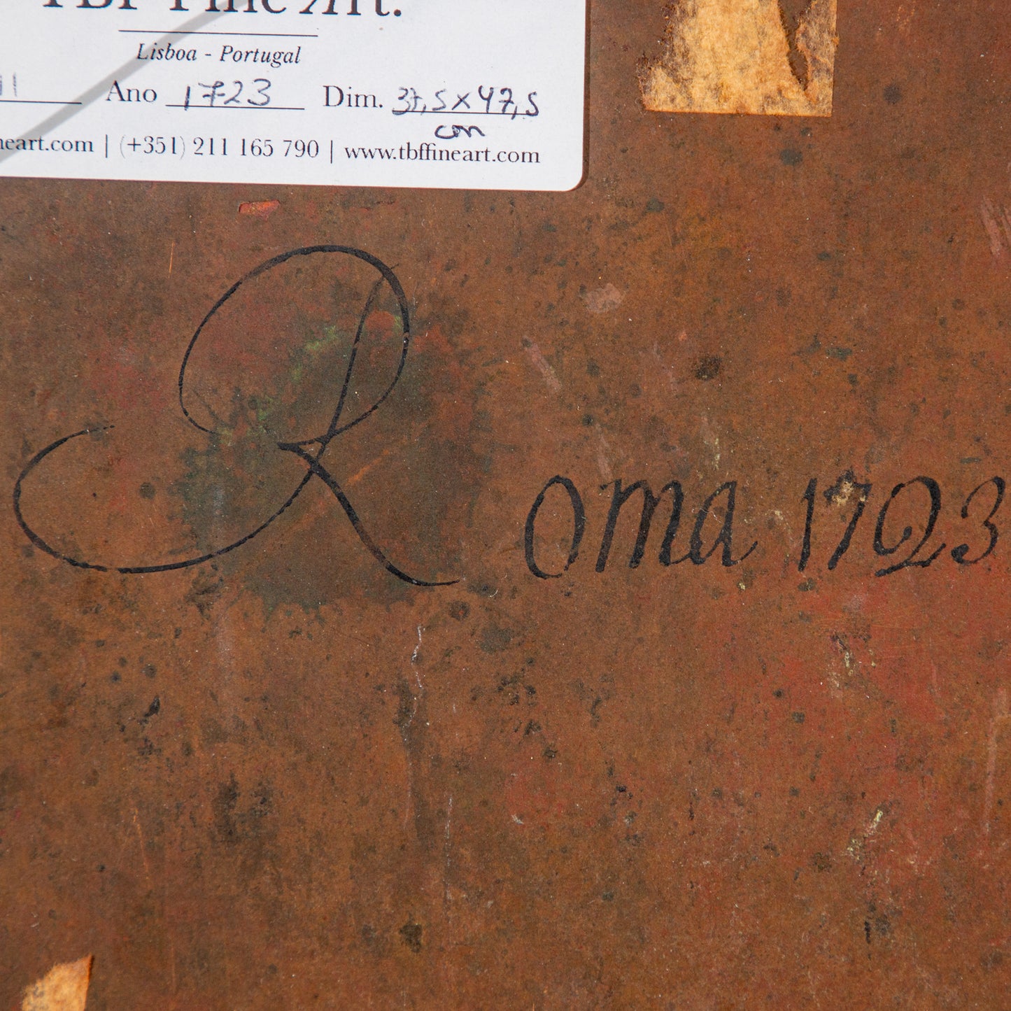 Escola Italiana, Visão de São Bernardo, 1723