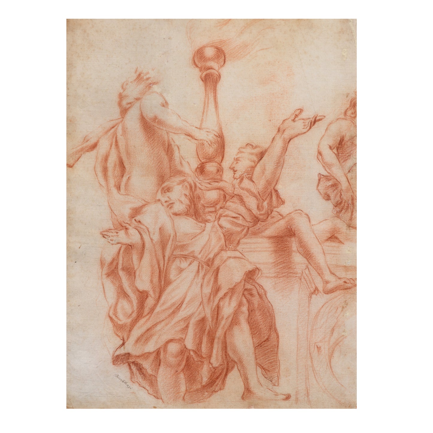 Francesco Bartolozzi (1728-1815), Sanguínea sobre papel