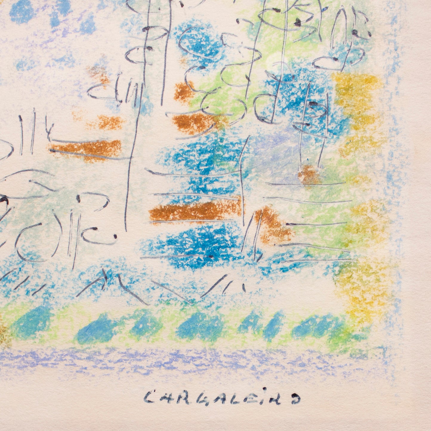 Manuel Cargaleiro, "Sem Título", 1968