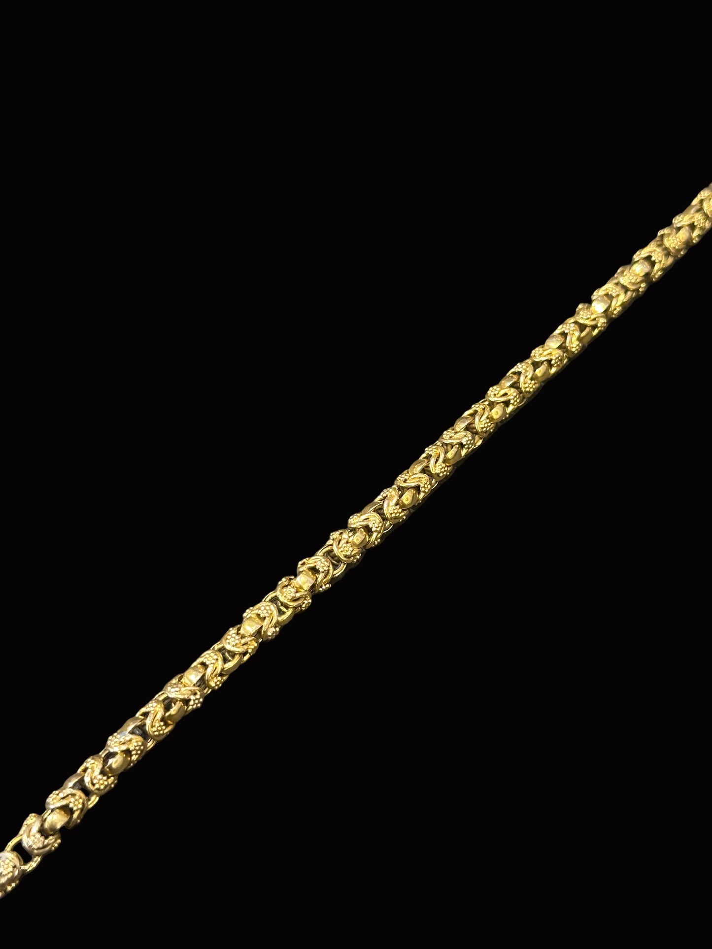 Pulseira em Ouro em Malha Fantasia