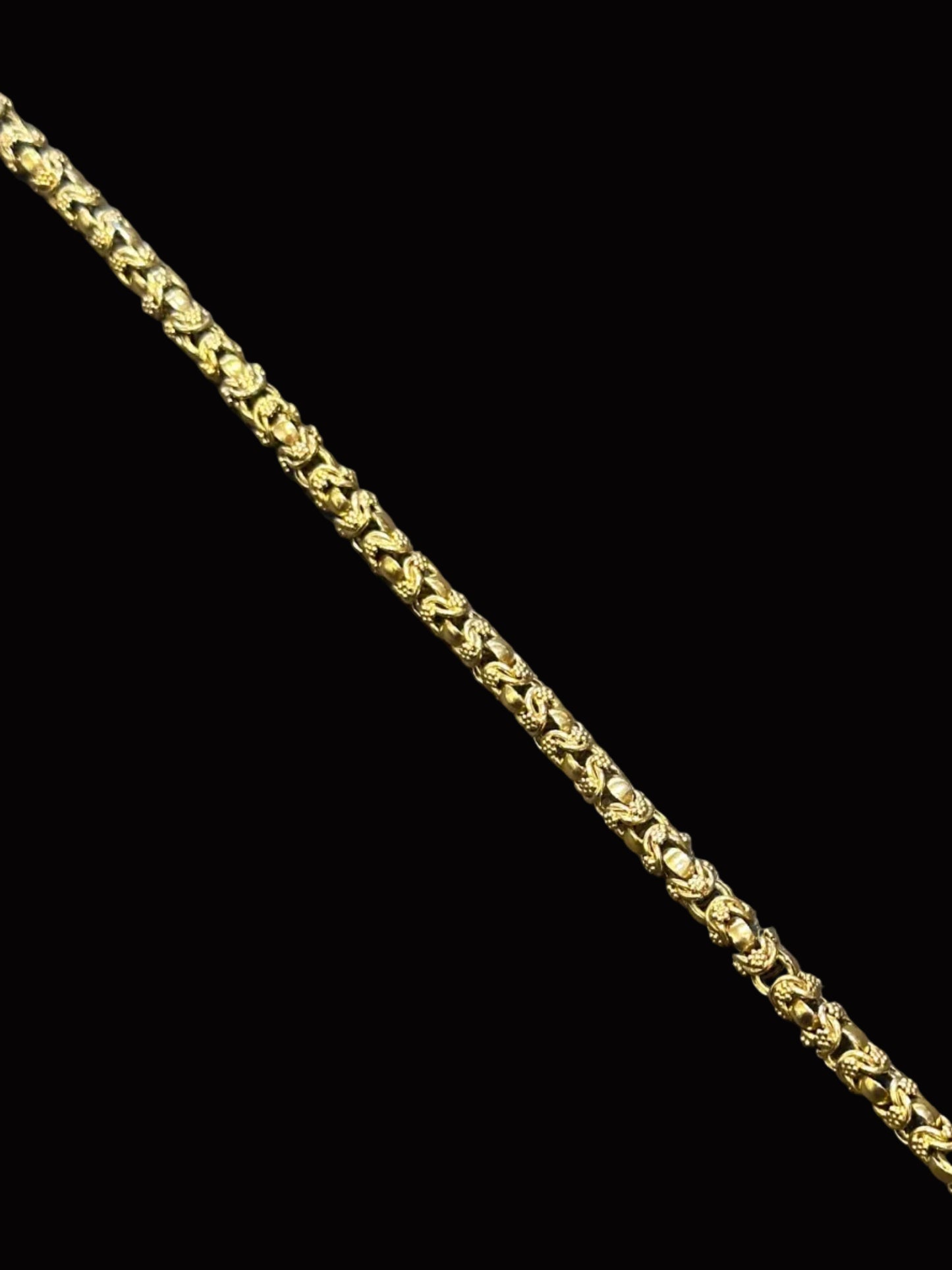 Pulseira em Ouro em Malha Fantasia