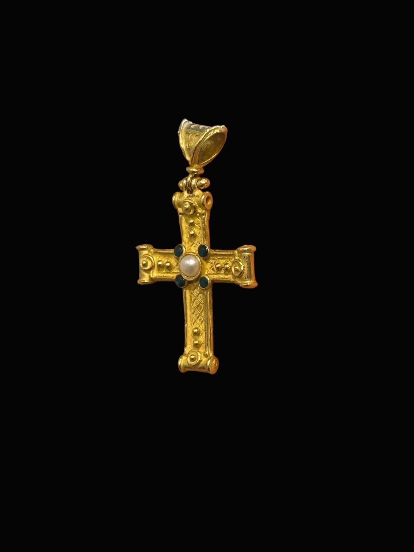 Pendente de Cruz em Ouro