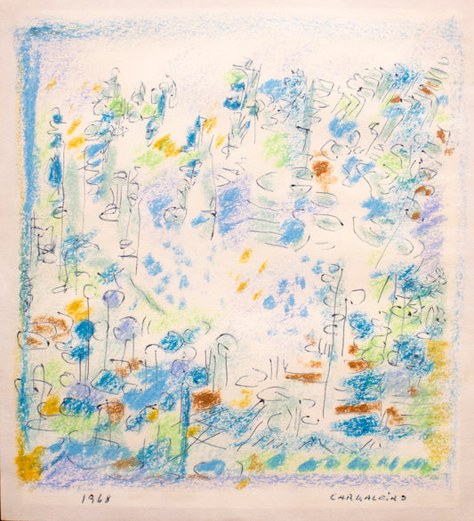 Manuel Cargaleiro, "Sem Título", 1968