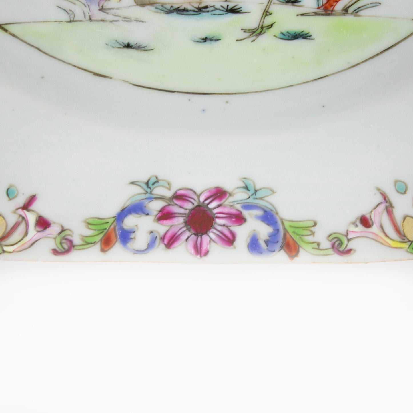 Pair of Octagonal Plates, Qianlong (1736-1795)