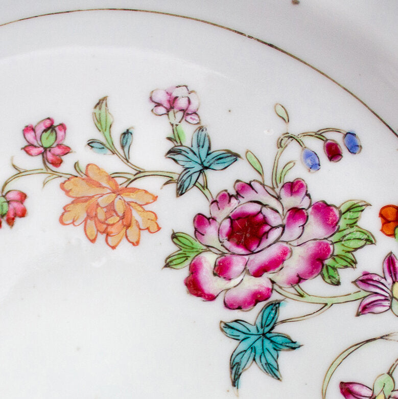 Pair of Octagonal Plates, Qianlong (1736-1795)