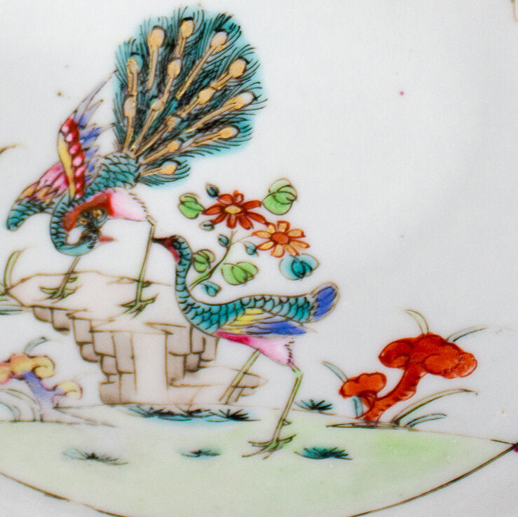 Pair of Octagonal Plates, Qianlong (1736-1795)